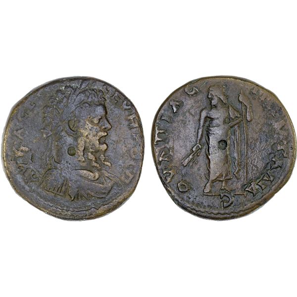 ROMAN PROVINCIAL, THRACE: Pautalia, Septimius Severus, 193-211, AE28 (14.10g), F-VF