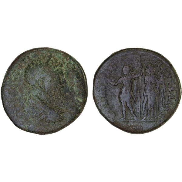 ROMAN PROVINCIAL, THRACE: Pautalia, Septimius Severus, 193-211, AE29 (14.85g), Fine