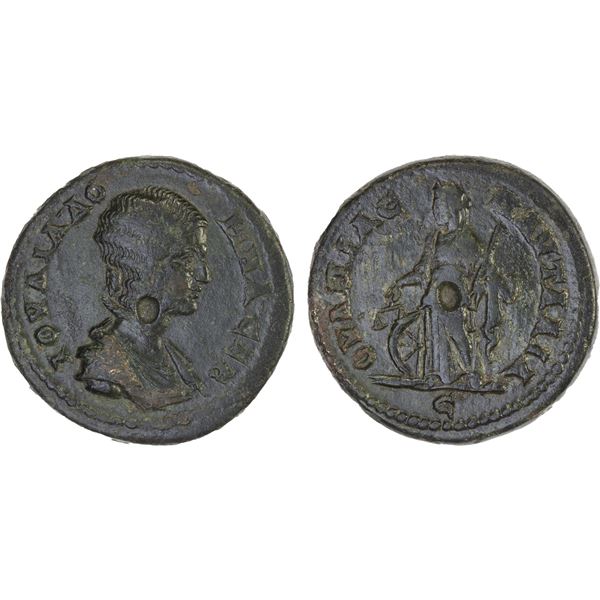 ROMAN PROVINCIAL, THRACE: Pautalia, Julia Domna, augusta, 193-211, AE24 (8.52g), VF