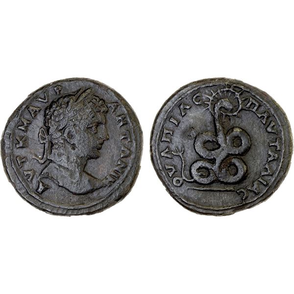 ROMAN PROVINCIAL, THRACE: Pautalia, Caracalla, 198-217, AE30 (15.52g), Choice VF