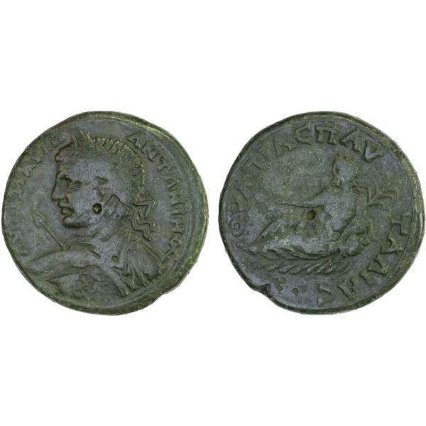 ROMAN PROVINCIAL, THRACE: Pautalia, Caracalla, 198-217, AE29 (15.06g), F-VF