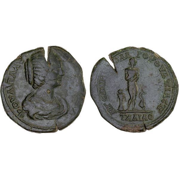 ROMAN PROVINCIAL, THRACE: Pautalia, Plautilla, augusta, 202-205, AE30 (18.09g), F-VF