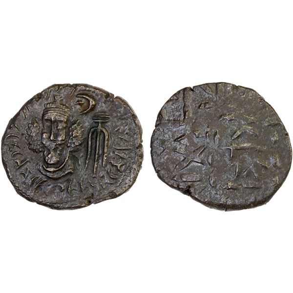 ELYMAIS: Kamnaskires-Orodes, mid-2nd century AD, AE tetradrachm (14.28g), XF