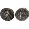 Image 1 : PARTHIAN KINGDOM: Artabanos I, ca. 127-124 BC, AR drachm (3.54g), Ekbatana, VF