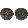 Image 1 : YUEH CHI: Heliokles Imitatiion, 1st century BC, AE drachm (3.51g), VF