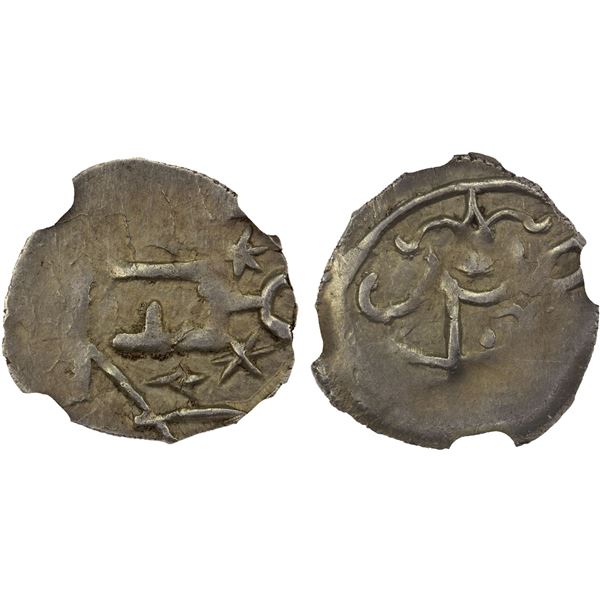 GOLDEN HORDE: Anonymous, AR dirham, Bulghar, ND, NGC AU58