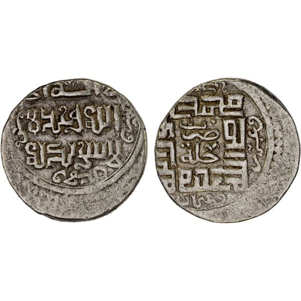 JALAYRIDS: Shaykh Hasan, 1335-1356, AR dinar (2.69g), Hilla, AH755, VF