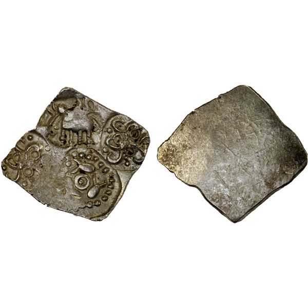 PAINGANGA: Anonymous, ca. 500-400 BC, AR 1/2 karshapana (1.75g), XF