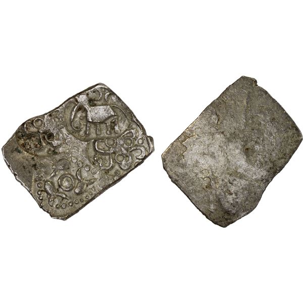 PAINGANGA: Anonymous, ca. 500-400 BC, AR 1/2 karshapana (1.57g), XF