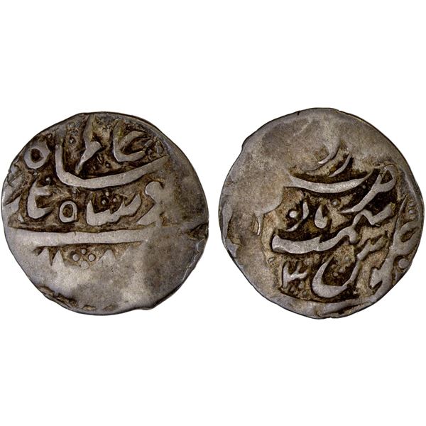 GARHWAL: Pradip Shah, 1717-1772-1780, AR timasha (2.22g), Srinagar, year 3, VF