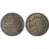 Image 1 : MADRAS PRESIDENCY: AR 1/8 rupee (1.47g), "Arkat", AH1172 year 6 (frozen), AU