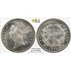 Image 1 : BRITISH INDIA: Victoria, Queen, 1837-1876, AR rupee, 1840b&c, PCGS MS63