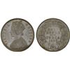 Image 1 : BRITISH INDIA: Victoria, Empress, 1876-1901, AR 1/2 rupee, 1899-B, AU