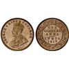 Image 1 : BRITISH INDIA: George V, 1910-1936, AE 1/4 anna, 1917(c), Choice Unc
