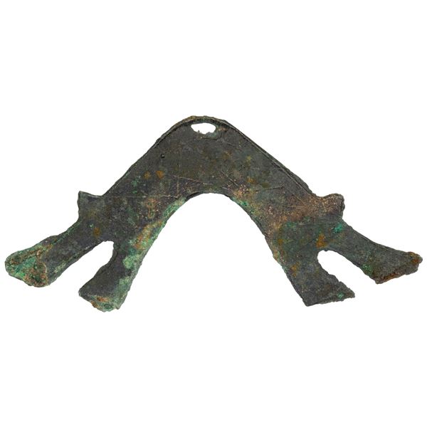 WARRING STATES: Ba & Shu States, 300-225 BC, AE "bridge money" (8.51g), Choice VF