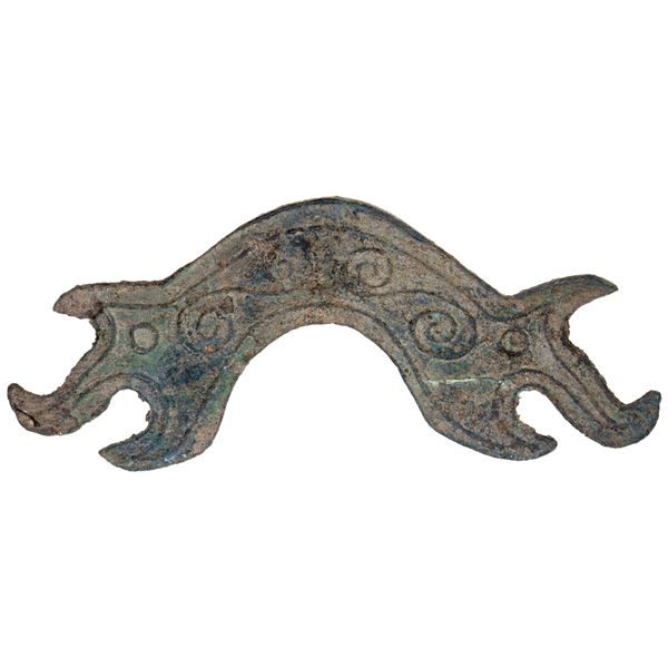 WARRING STATES: Ba & Shu States, 300-225 BC, AE "bridge money" (8.51g), VF