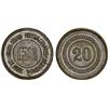 Image 1 : SHANGHAI: 20 cents token, ND (ca. 1930's-40's), XF
