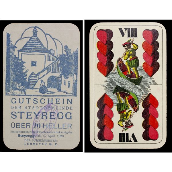 AUSTRIA: Steyregg, 20 heller, 6.4.1920, Choice Unc
