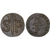 Image 1 : BELGIUM: LIÈGE: AE 2 patards token (3.36g), ND (ca. 1650), XF
