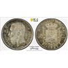 Image 1 : BELGIUM: Leopold II, 1865-1909, AR 50 centimes, 1886, PCGS MS62