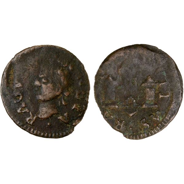 CROATIA: RAGUSA: Republic, AE 1/2 follaro (0.56g), VG to Fine