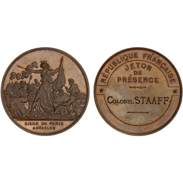 FRANCE: Third Republic, AE medal, Unc