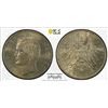 Image 1 : BAVARIA: Otto, 1886-1913, AR 5 mark, 1908-D, PCGS MS62