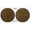 Image 1 : FRANKFURT: Free City, AE theller, 1807, PCGS MS62 BN