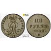 Image 1 : HANOVER: Georg IV, 1820-1830, BI 4 pfennig, 1822-B, PCGS AU58