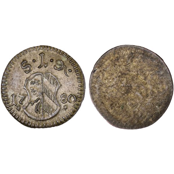NUREMBERG: Free Imperial City, AR pfennig, 1780
