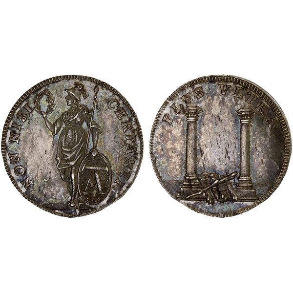 ULM: Free Imperial City, AR medal (2.24g), ND (1712), AU