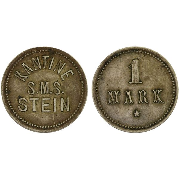 GERMANY: Kaiserreich, 1 mark token, ND (ca. 1879-1918), VF-XF