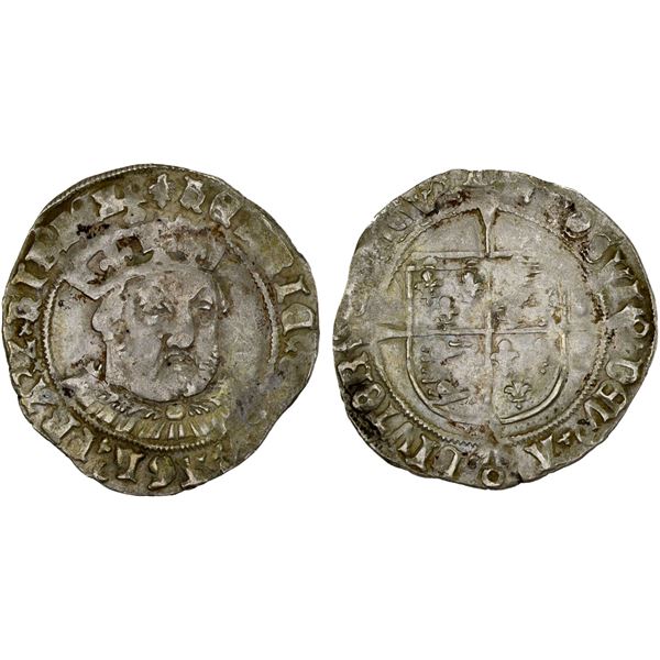 ENGLAND: Edward VI, 1547-1551, AR groat (2.43g), Tower Mint, VF