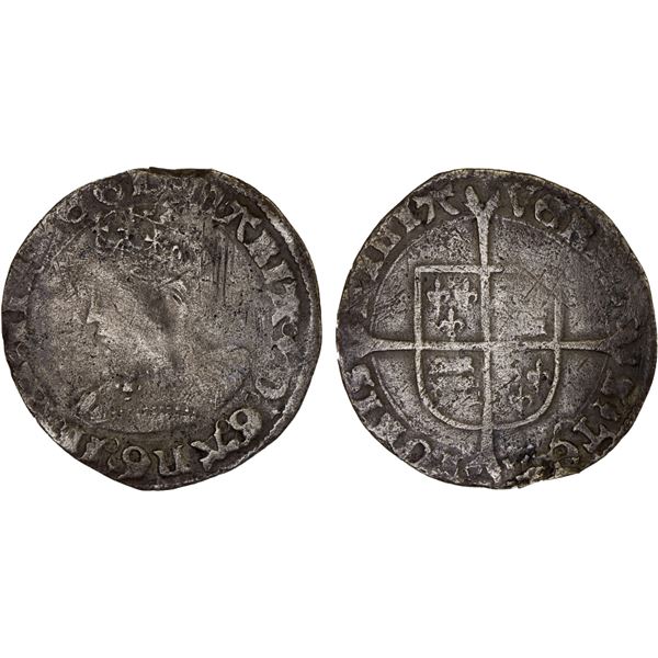 ENGLAND: Mary I, sole reign, 1553-1554, AR groat (1.68g), Tower Mint, Choice Fine