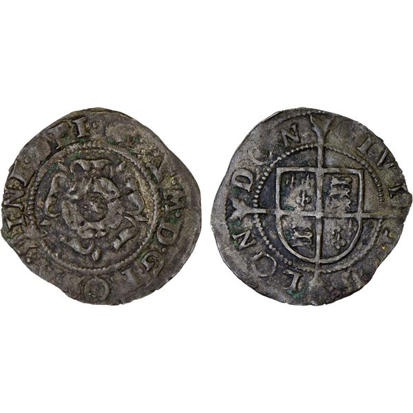 ENGLAND: Philip & Mary, 1554-1558, BI penny (0.49g), Tower Mint, Choice VF