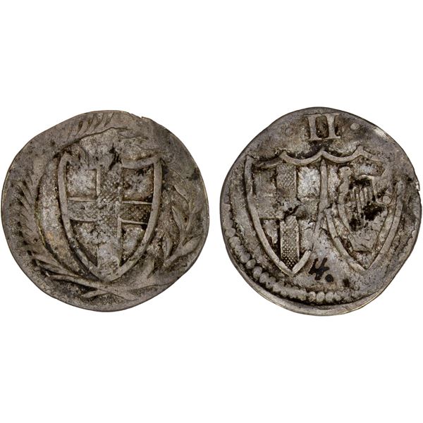 ENGLAND: Commonwealth and Protectorate, AR halfgroat (0.87g), Tower Mint, ND, F-VF