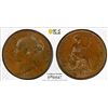 Image 1 : GREAT BRITAIN: Victoria, 1837-1901, AE penny, 1844, PCGS MS62 BN
