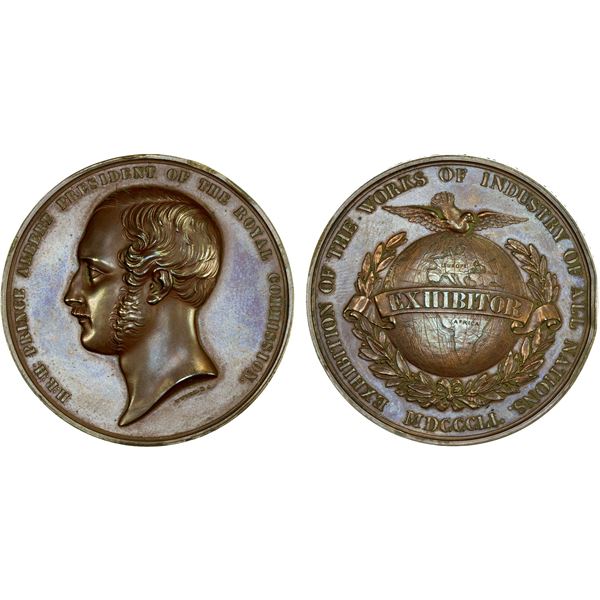 GREAT BRITAIN: AE medal, 1851, Unc