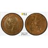 Image 1 : GREAT BRITAIN: George V, 1910-1936, AE farthing, 1928, PCGS MS64 BN