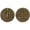 Image 1 : ITALY: MANTUA: Siege Coinage, un soldo di Milan (13.98g), year 7 (1799), Choice VF