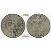 Image 1 : LIVONIA (SWEDISH): Christina, 1632-1654, AR 1/24 thaler (3 polker), Riga, [16]44, PCGS MS63