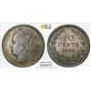 Image 1 : NETHERLANDS: Wilhelmina I, 1890-1948, AR 10 cents, 1903, PCGS MS62