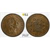 Image 1 : SPAIN: Alfonso XII, 1874-1885, AE 5 centimos, 1878, PCGS MS63 BN