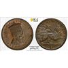 Image 1 : ETHIOPIA: Haile Selassie, 1930-1974, AE matona, EE1923 (1931), PCGS MS64 BN