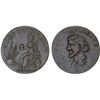 Image 1 : DOMINICAN REPUBLIC: AE evasion halfpenny, ca. late 18th century, F-VF
