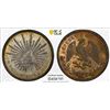 Image 1 : MEXICO: Republic, AR peso, 1908-Mo, PCGS MS62