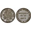Image 1 : PERU: Republic, AR medal (5.35g), Lima, 1877, Unc