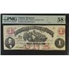 Image 1 : UNITED STATES CIVIL WAR: CONFEDERACY: Virginia 1 dollar, 21.7.1862, PMG graded AU58 EPQ