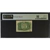 Image 2 : UNITED STATES: 10 cents, 3.3.1863, PMG graded MS64