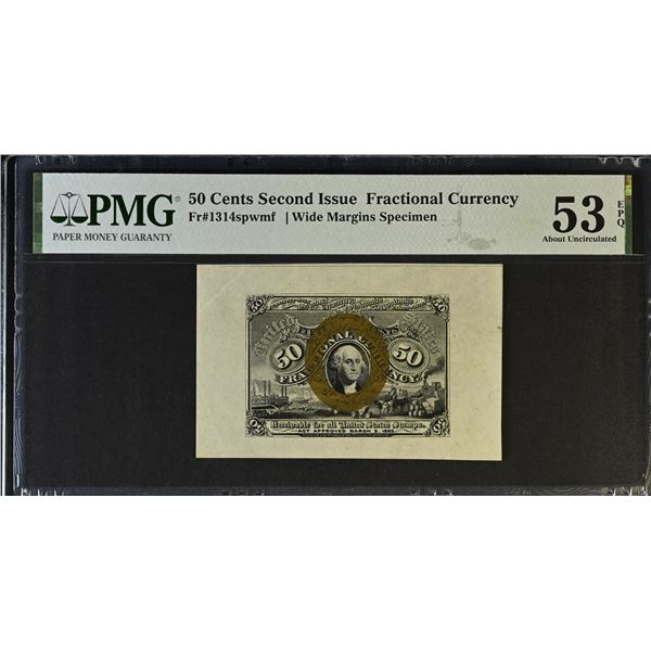 UNITED STATES: 50 cents, 3.3.1863, PMG graded AU53 EPQ